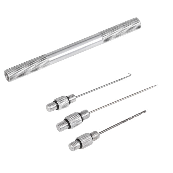 Carp Fishing Bait Needle Kit 4 Piece Set Aluminium