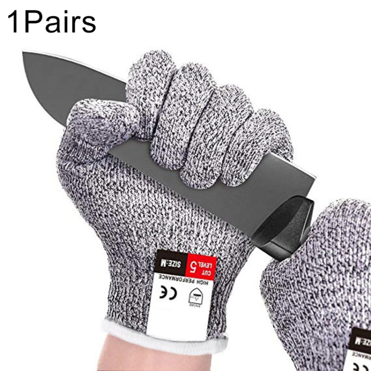 Cut-resistant HPPE Food-grade 5-Level Kitchen Gloves - Size S