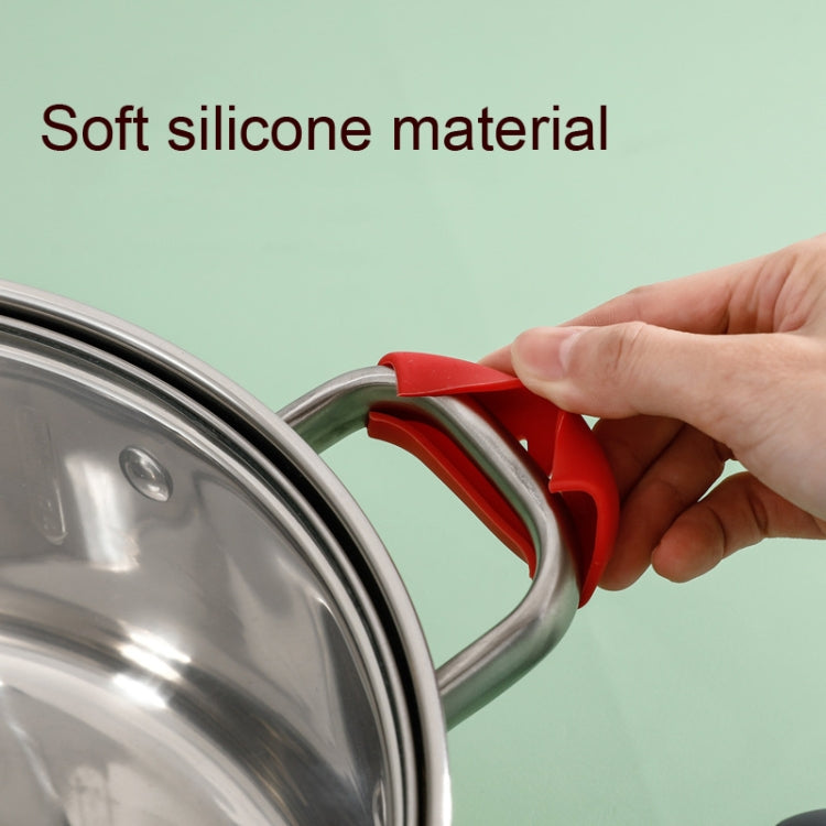 Silicone Pot Handle Insulation Cover 5 pair set Light Green