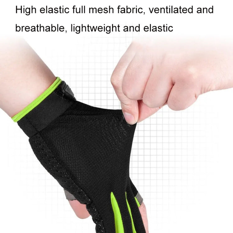Fishing and other Sports Gloves Non-Slip Two-Finger Exposed Blue - Pair