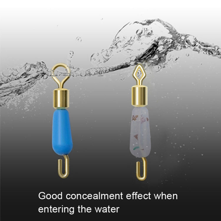 Quick connect swivel Blue Silicone sleeve size Small 13mm