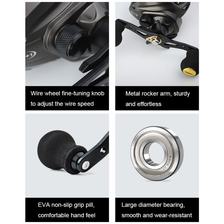 Bait Caster Fishing Reel Left Hand use AK2000