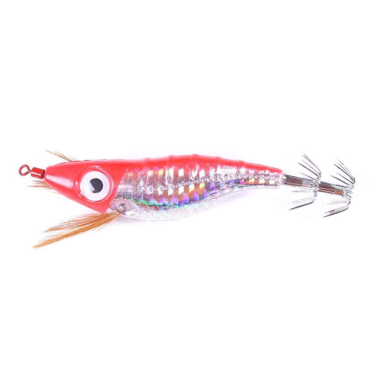 Luminous Horizontal Shrimp Squid Hook Bionic Bait 2 pcs - Silver, Blue 9gr 10cm