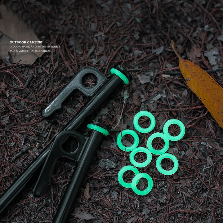 Tent peg warning rings luminous silicone 50 pack size