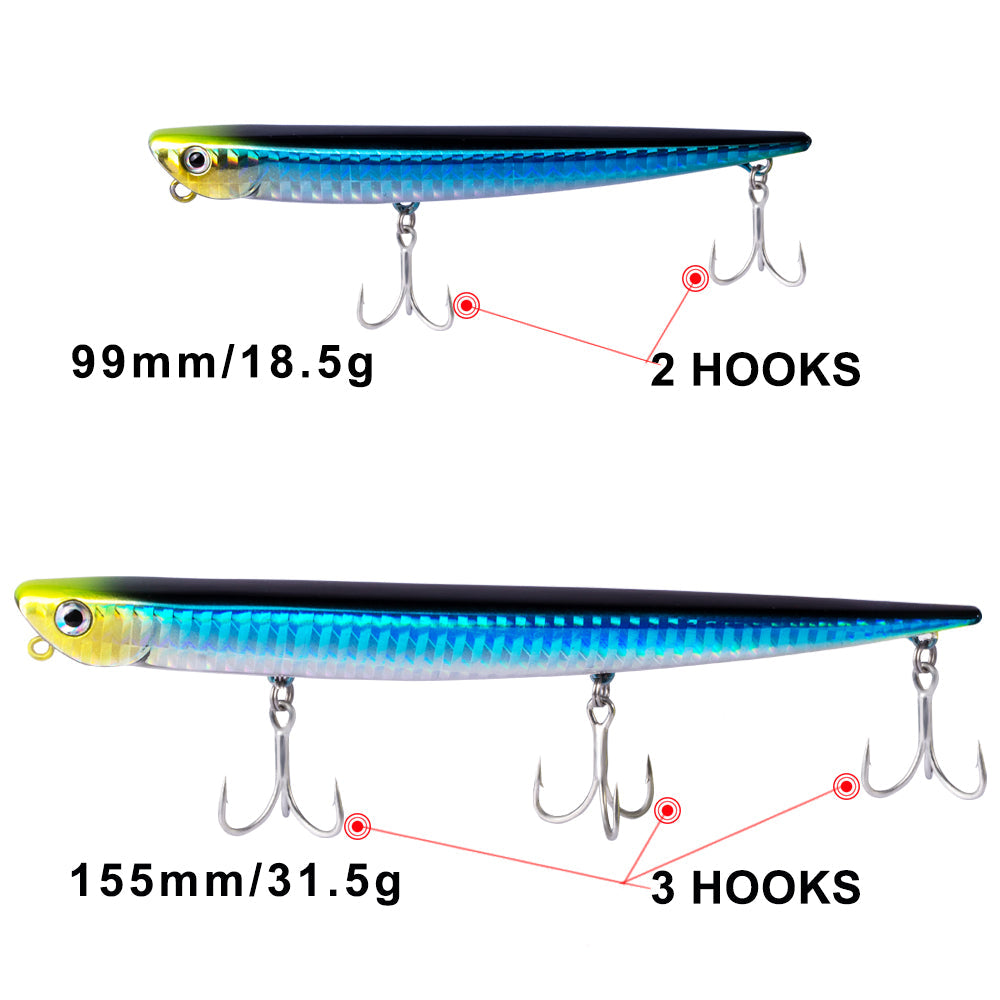 Fishing Lure Hard Sinking Pencil Bay Ruff Manic colour 4