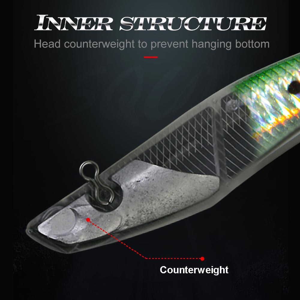 Fishing Lure Hard Bait D-Squid Jigging Mango Shrimp