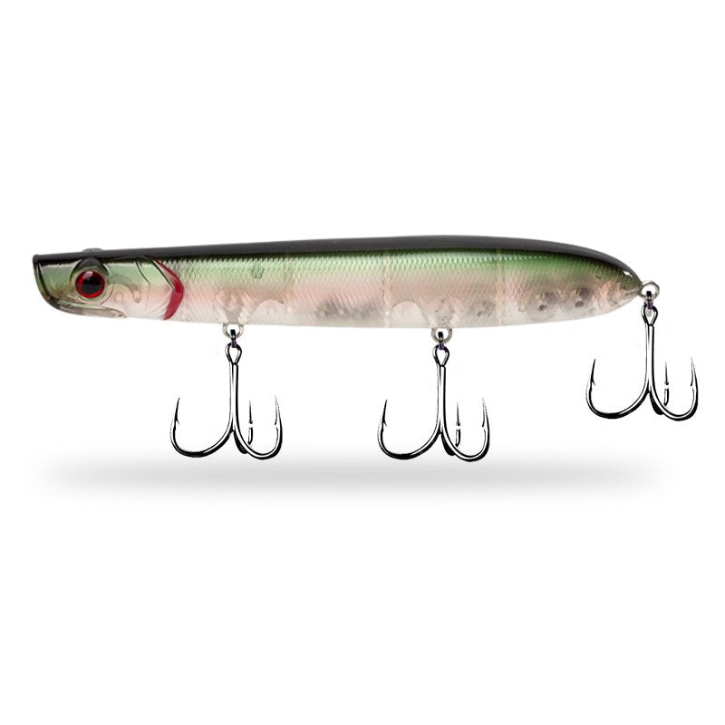 Fishing Lure Hard Topwater Little Stick Bait colour Green
