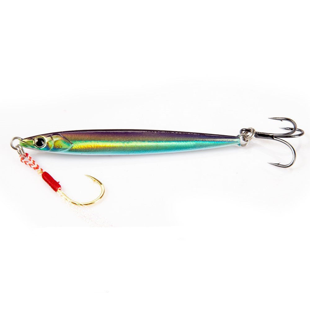 Fishing Lure Metal Jig Slide Stick Glo Stipe Border Halo