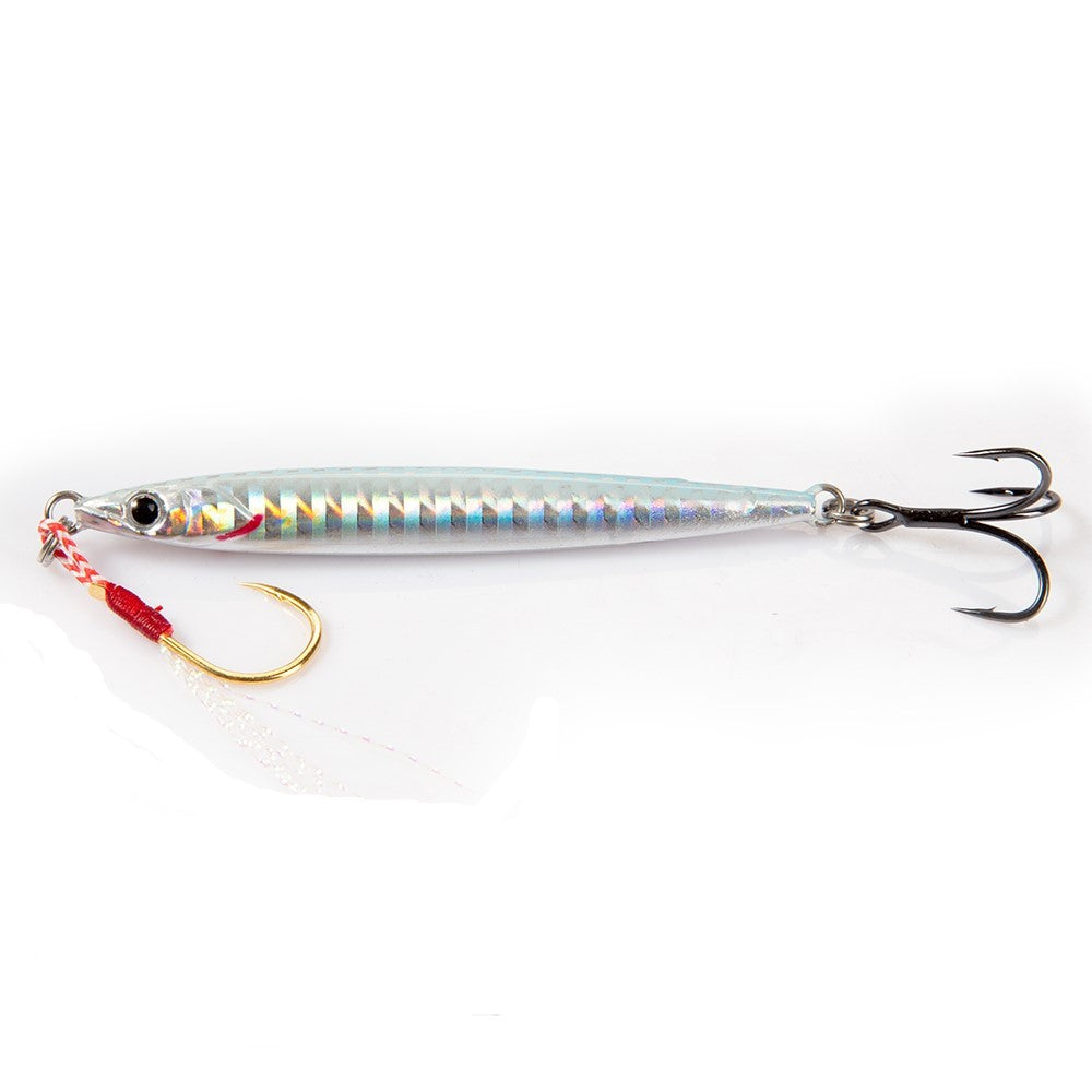 Fishing Lure Metal Jig Slide Stick Glo Stipe Border Halo