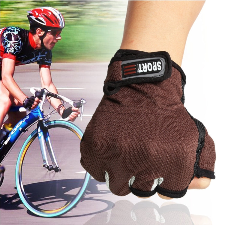 Fishing gloves High Elasticity Brown 3 Open Fingers