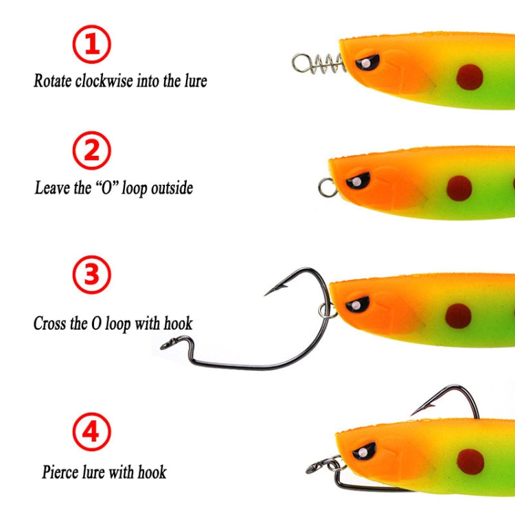 Soft Bait Spring Pin 34mm X 7mm 50 piece packet