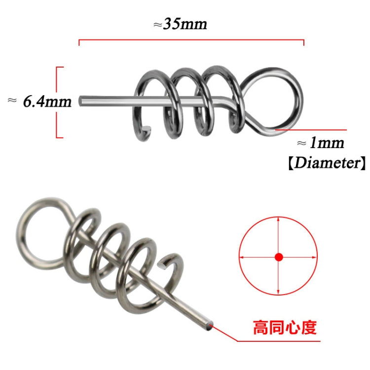 Soft Bait Spring Pin 34mm X 7mm 50 piece packet