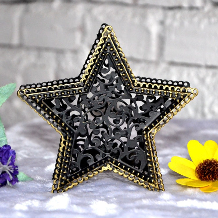 Moroccan Candlestick holder Five-pointed Star 2 per pack
