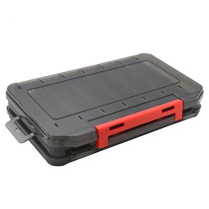 Lure Box Multi Compartment 14 Lures box size 19.5X13.5X3.7cm Smoke colour