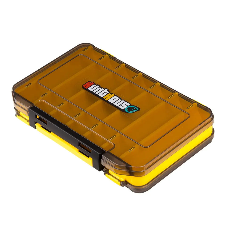 Lure Box Multi Compartment 14 Lures box size 19.5X13.5X3.7cm Yellow ...