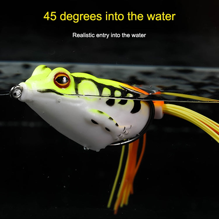 Frog Fishing Lure with fitted double hook 9gr 5cm (set of 2) Sun Glo Red