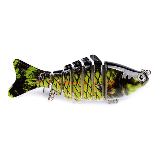Bass Fishing Crank Swim bait - Green / Black