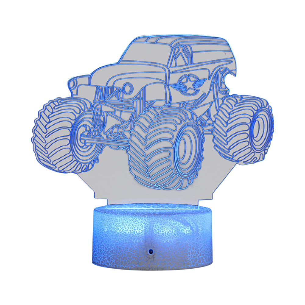 LED Night Light Decorative Monster Truck Image