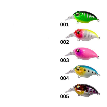 Fishing Lure Hard Wobbler Pinball Crankbait Small colour 5