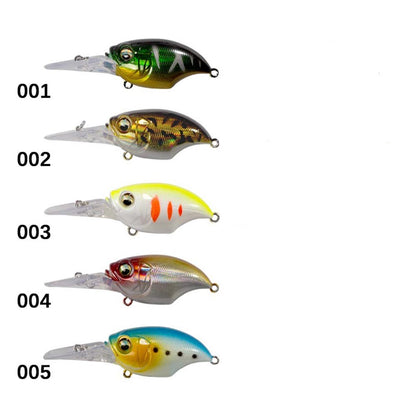 Fishing Lure Hard Wobbler Pinball Crankbait 50mm lure 27mm lip colour 5