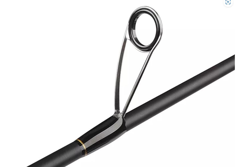 Bass Rod 6FT Carbon Fiber Power Medium Fast Action Spinning Rod Black ...