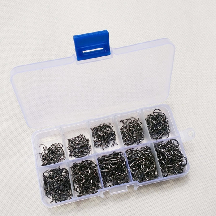 Fish Hook Set of 500 hooks in 10 Sizes (6-15) Boxed