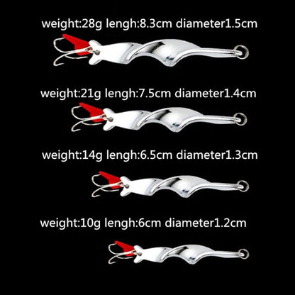 Fishing Lure Rotating Metal Spinner 21gr