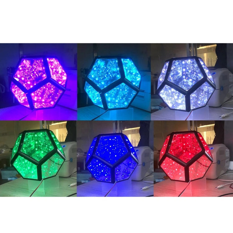 Night Light Cool Infinite Dodecahedron Colourful