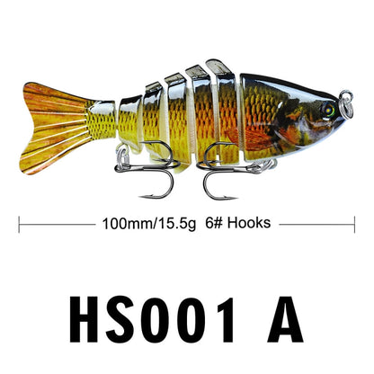 Bass Fishing Crank Swim bait - Green