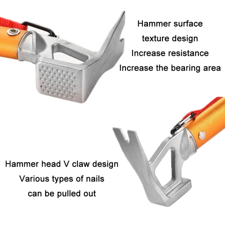 Hammer Outdoor Camping Multifunctional Silver